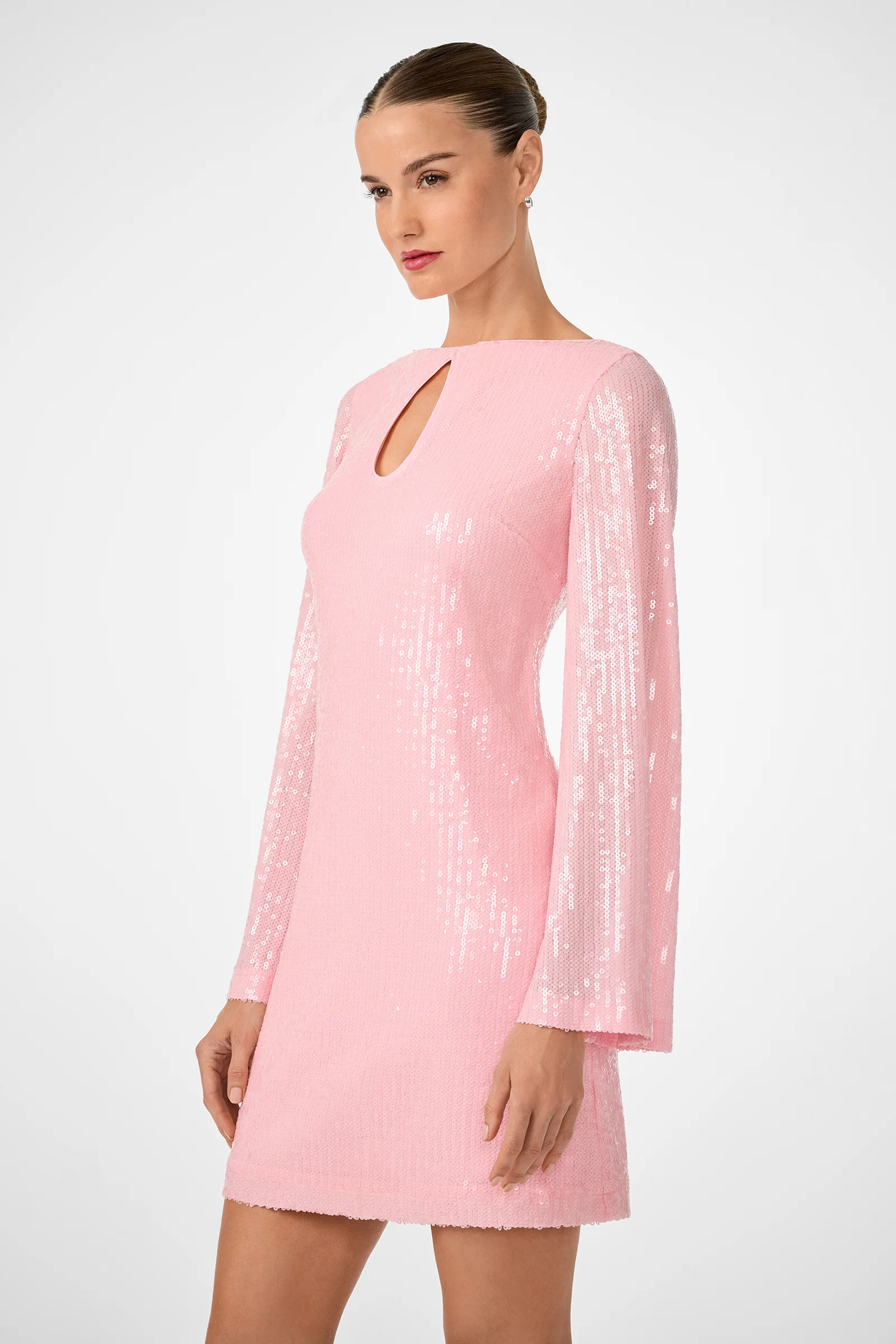 Singles Sequin Mini Dress - Image 3