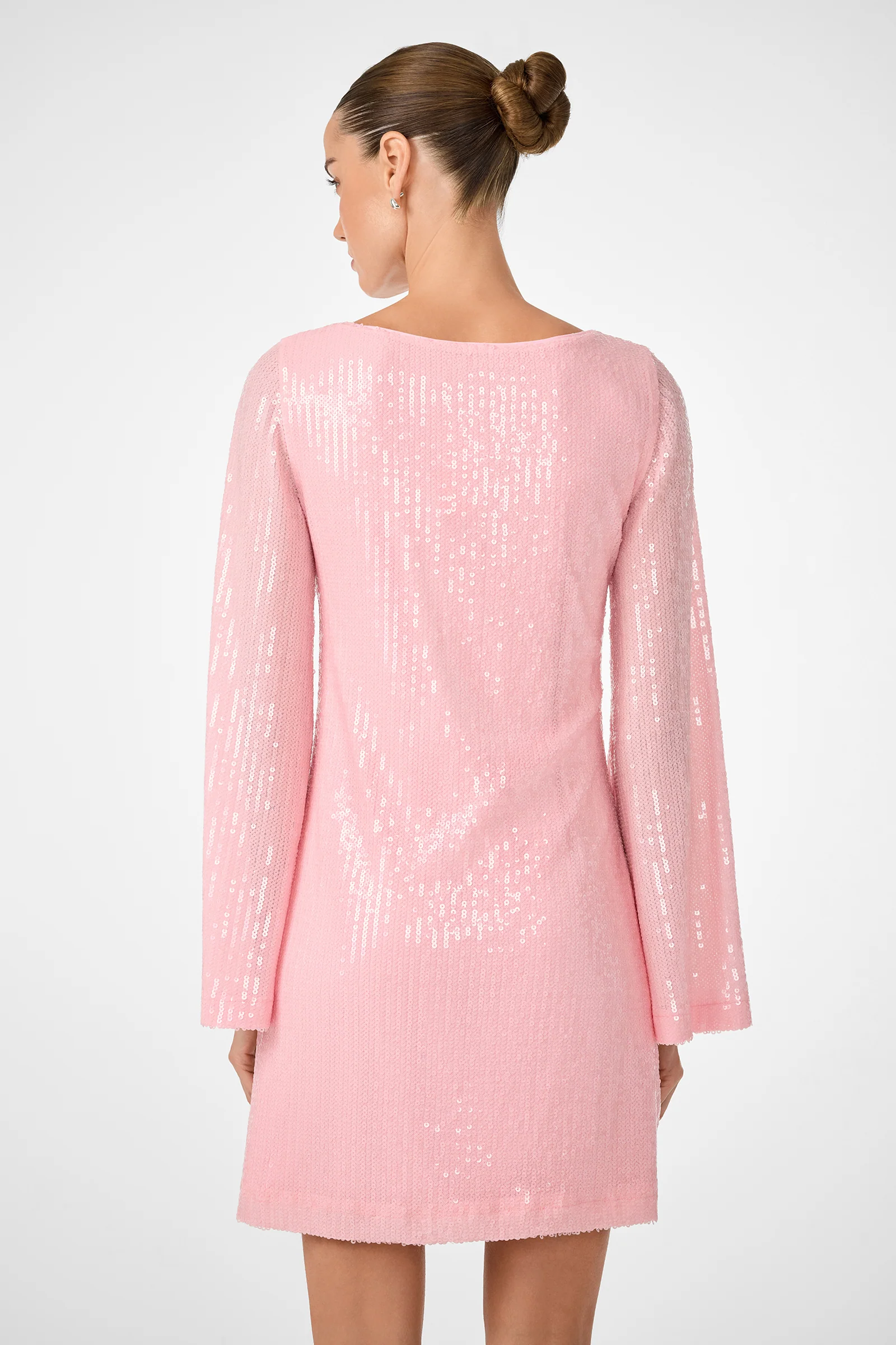 Singles Sequin Mini Dress - Image 4