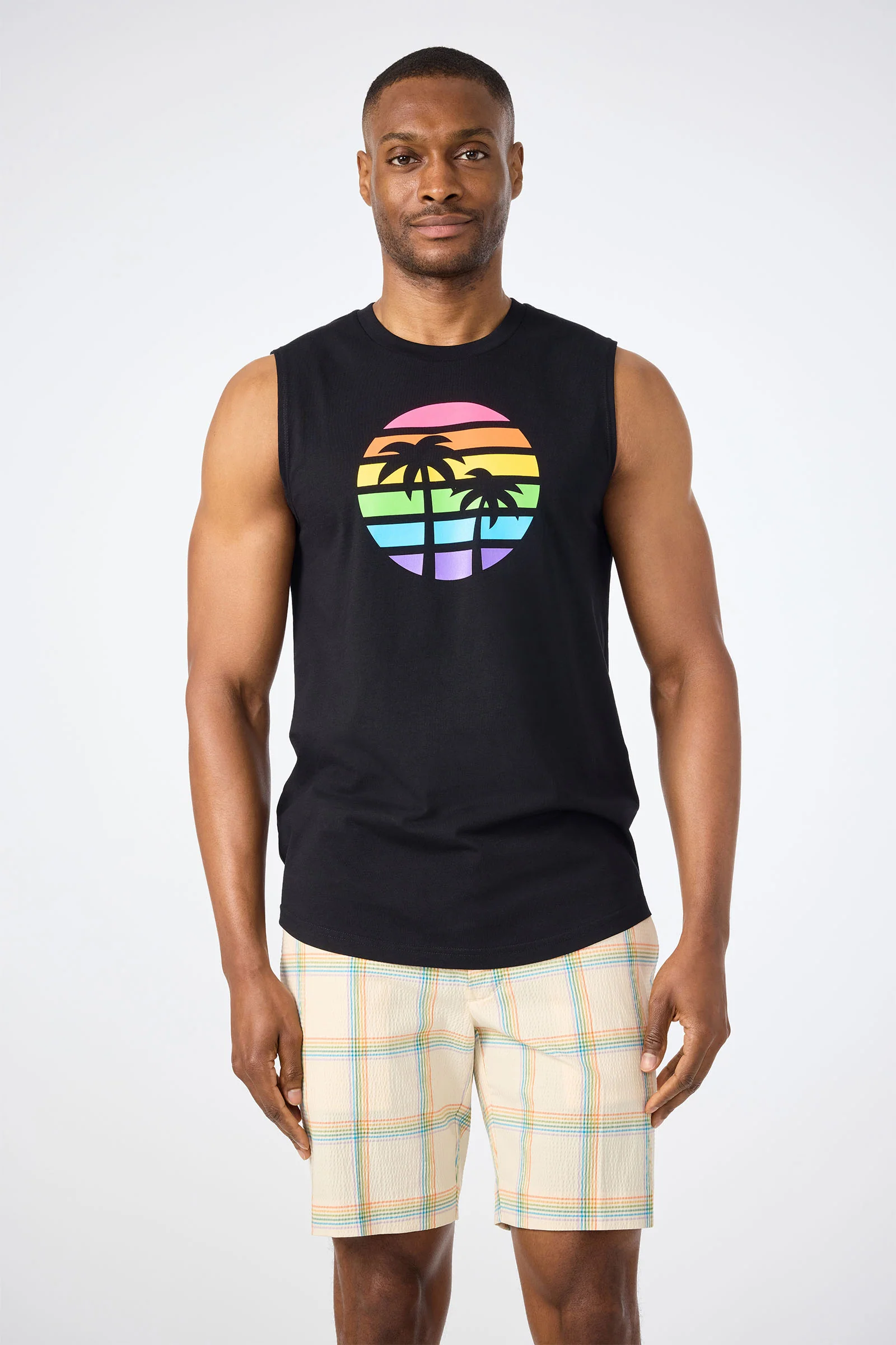Sleeveless Muscle Tee - Pride - Image 3