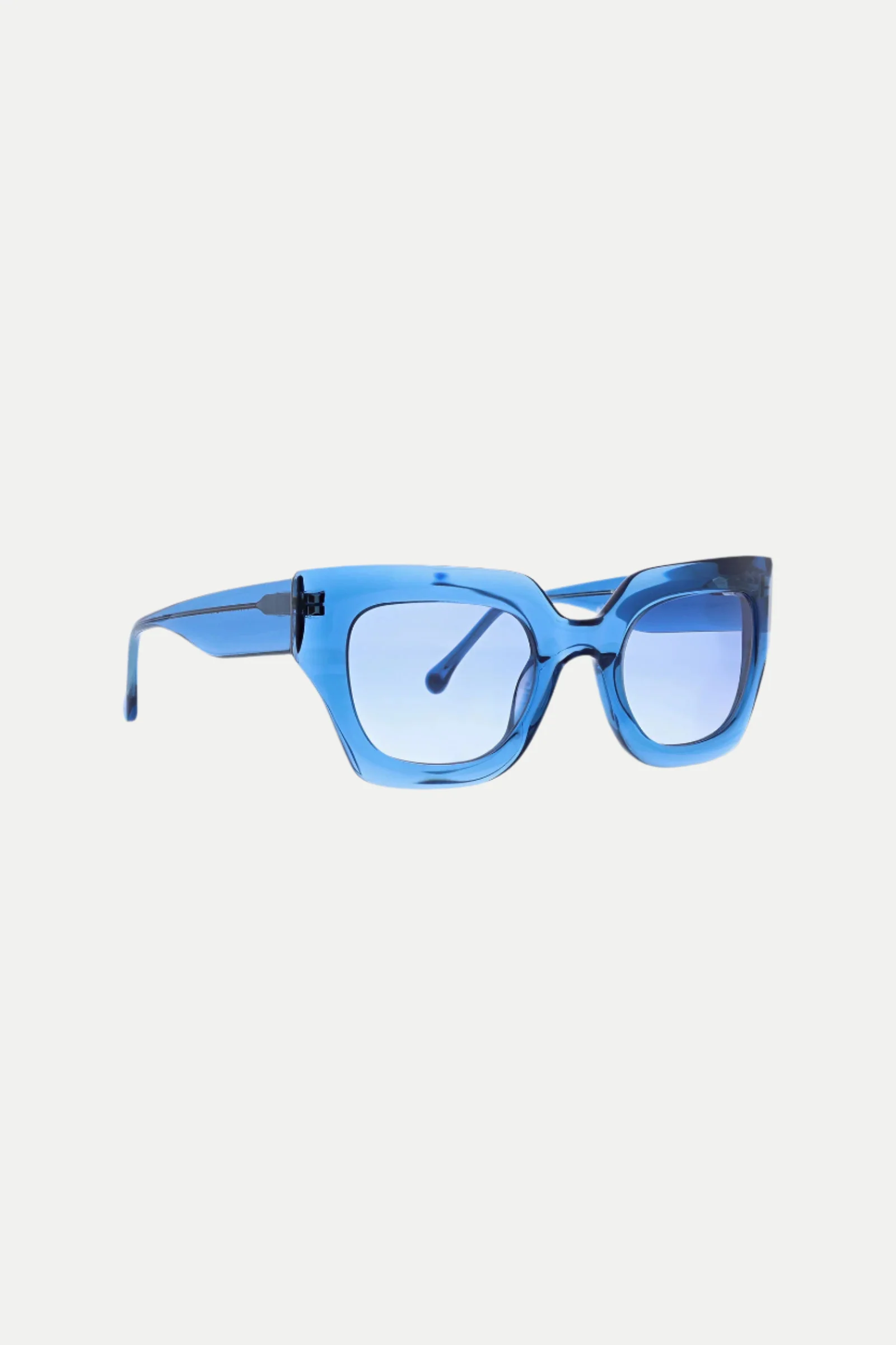 Sol Wide Frame Square Acetate Sunglasses - Image 11