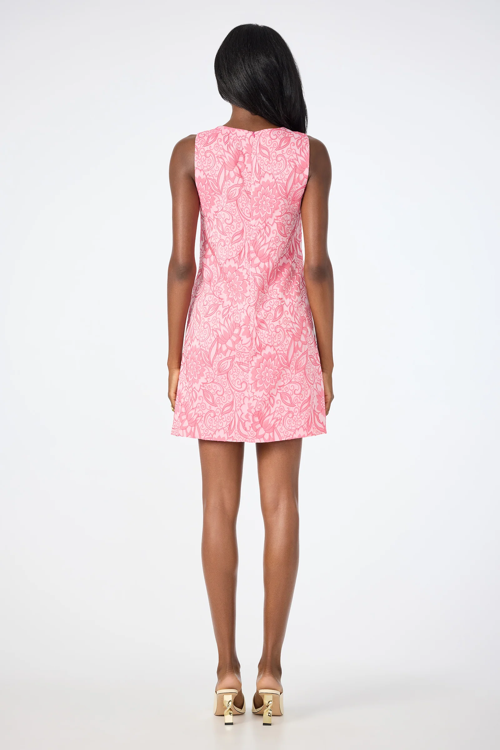 South Seas Sleeveless Dress - Jolie Jacquard - Image 4