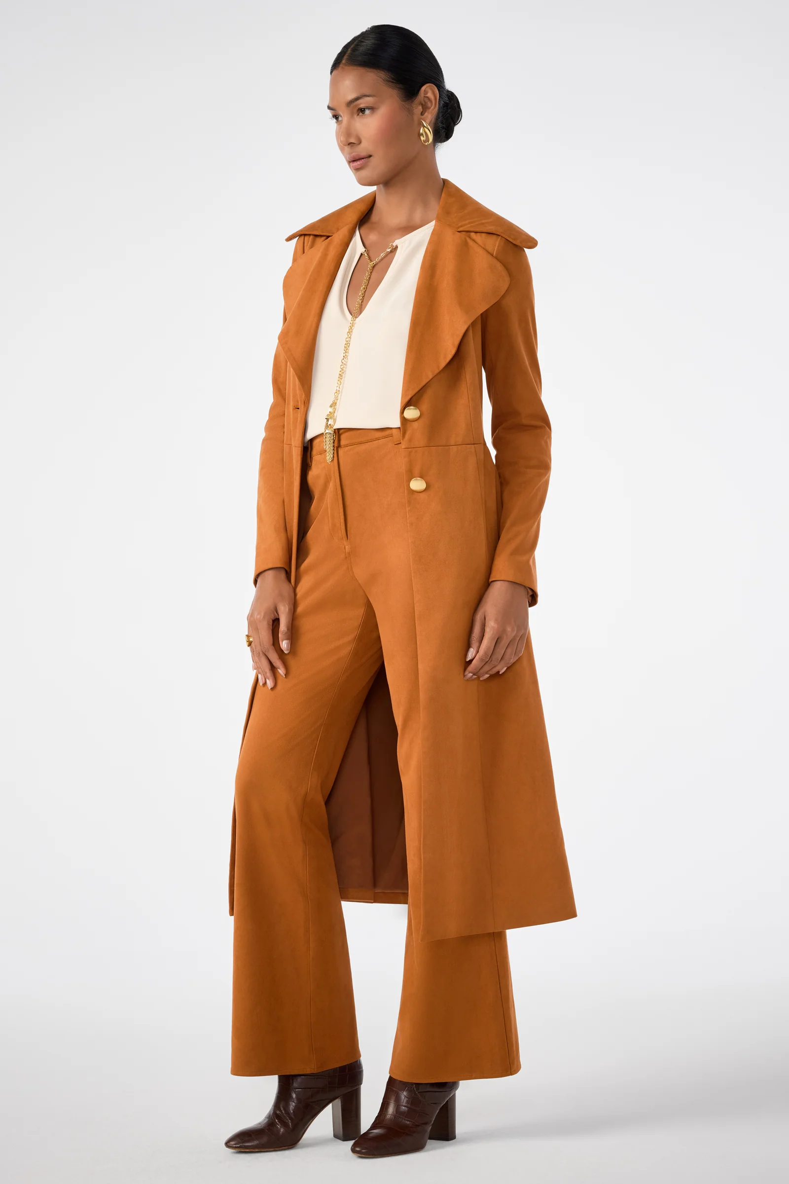Starflower Suede Coat - Image 3