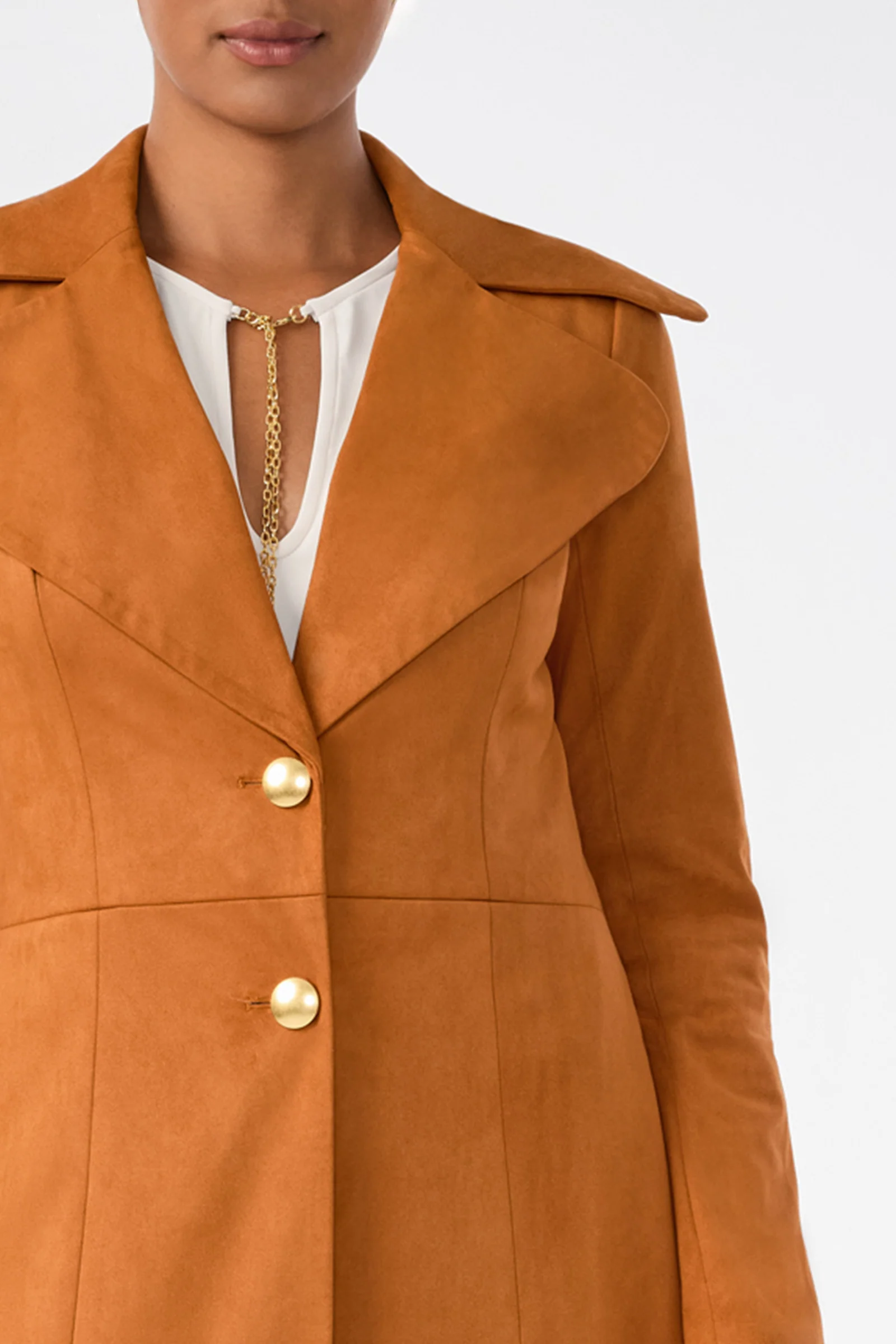 Starflower Suede Coat - Image 5