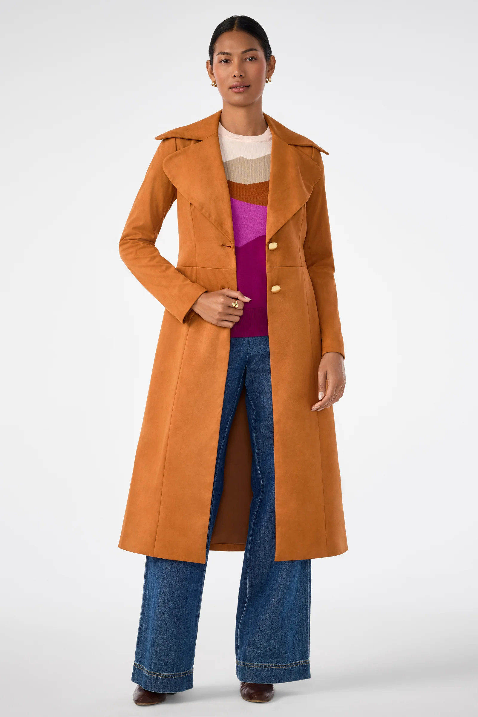 Starflower Suede Coat - Image 6