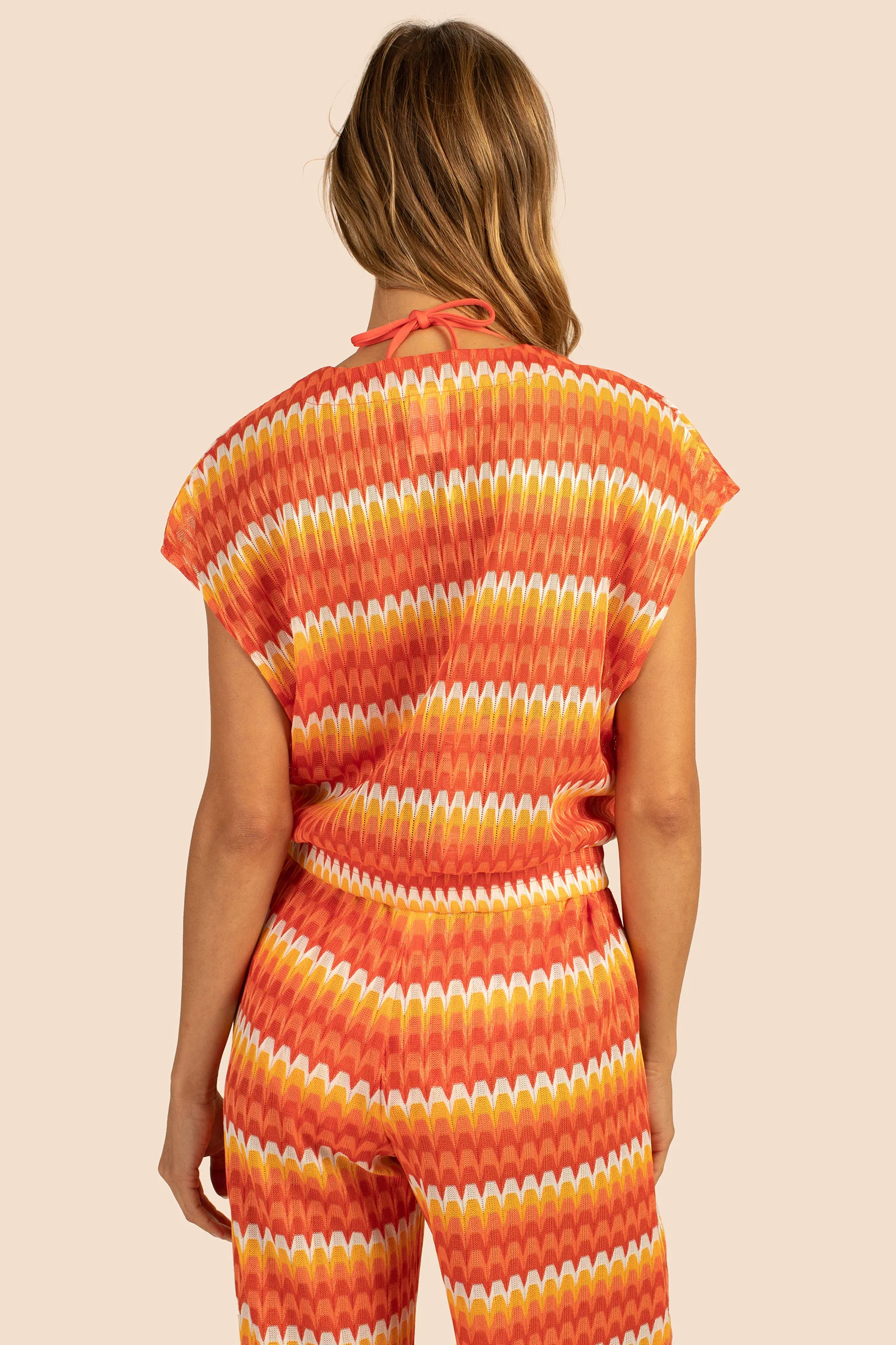 Sunray Crochet Sleeveless Crop Top - Image 2