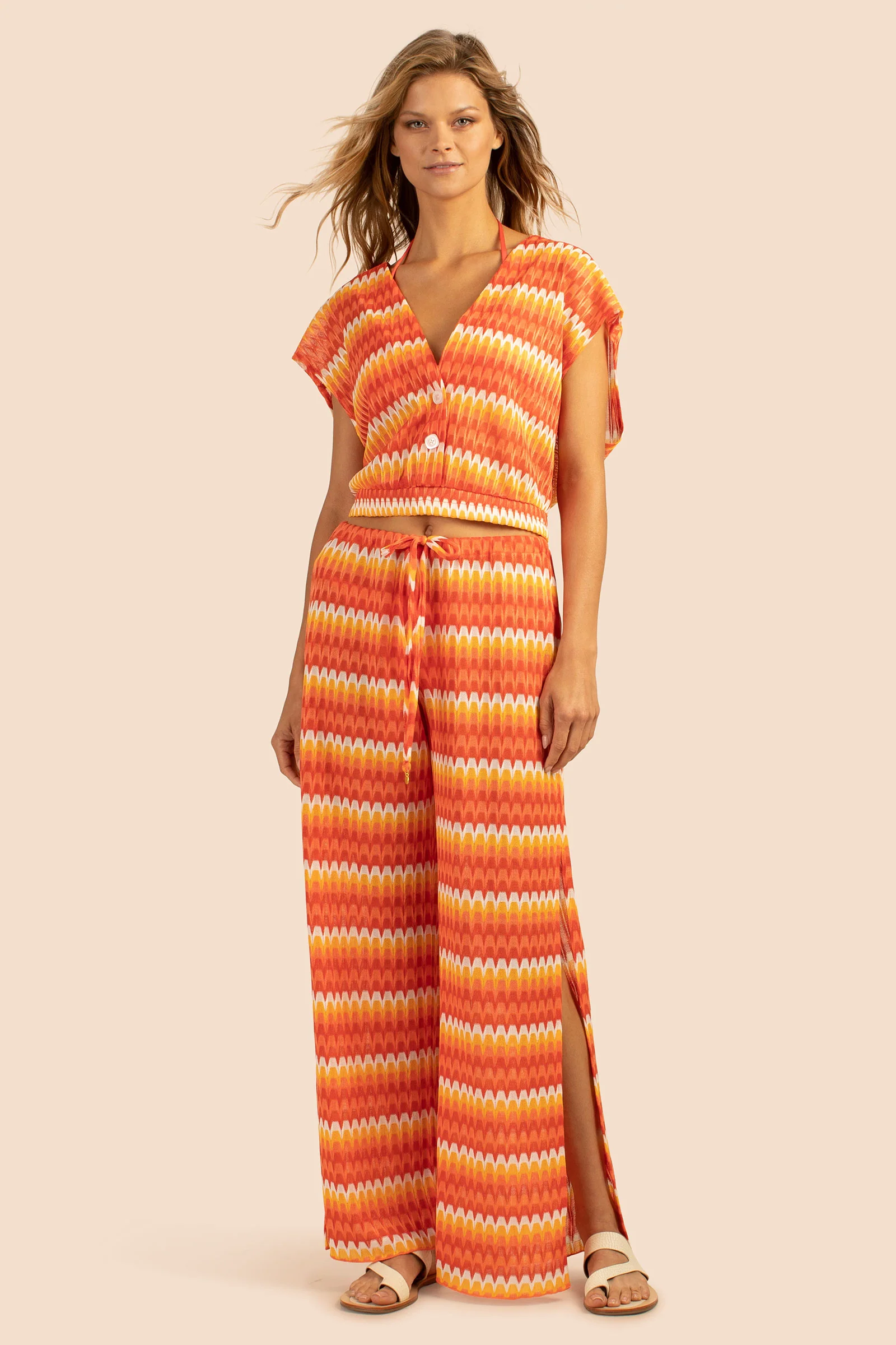 Sunray Crochet Sleeveless Crop Top - Image 3