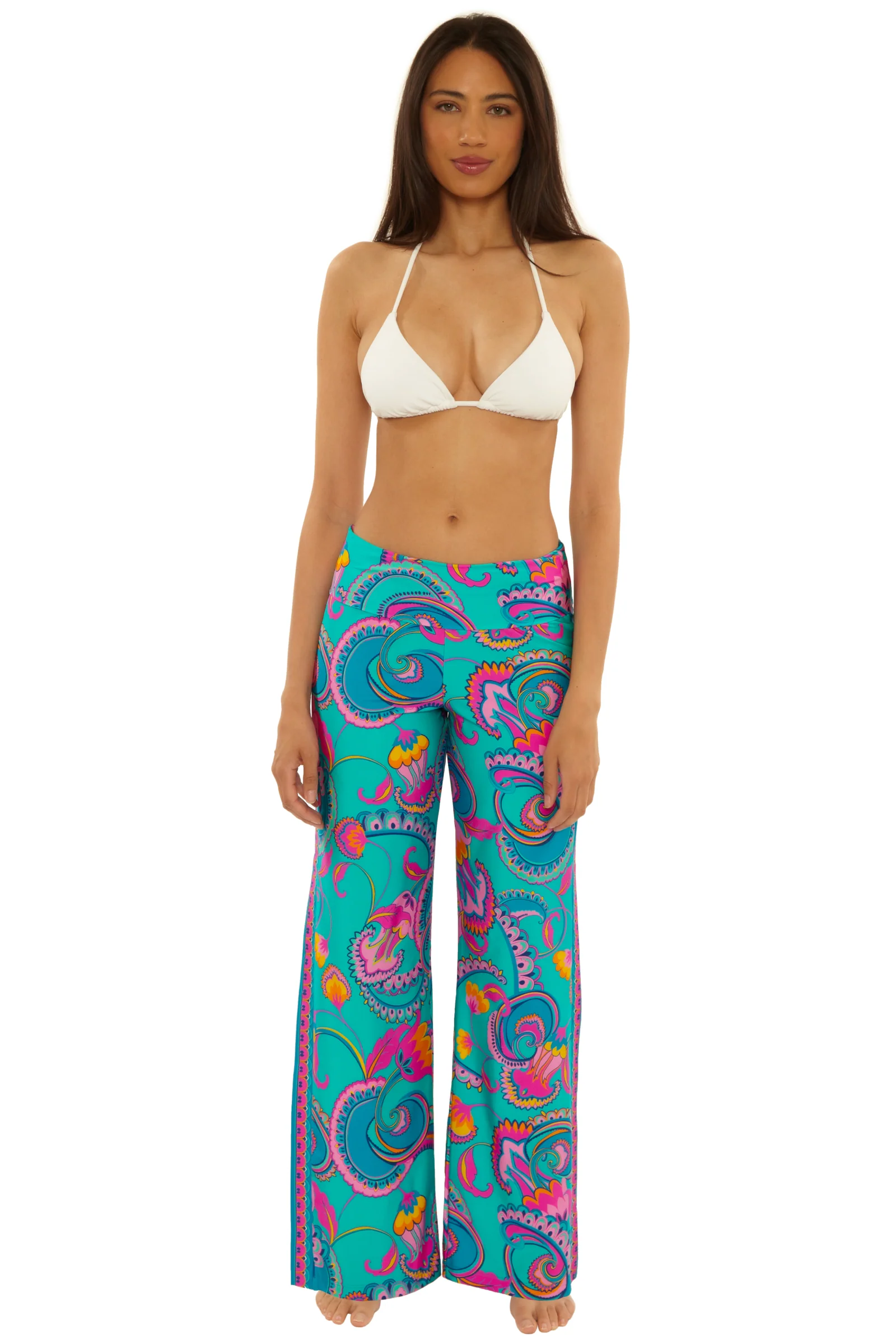 Swim Cover-Up Swim Pant - Mykonos