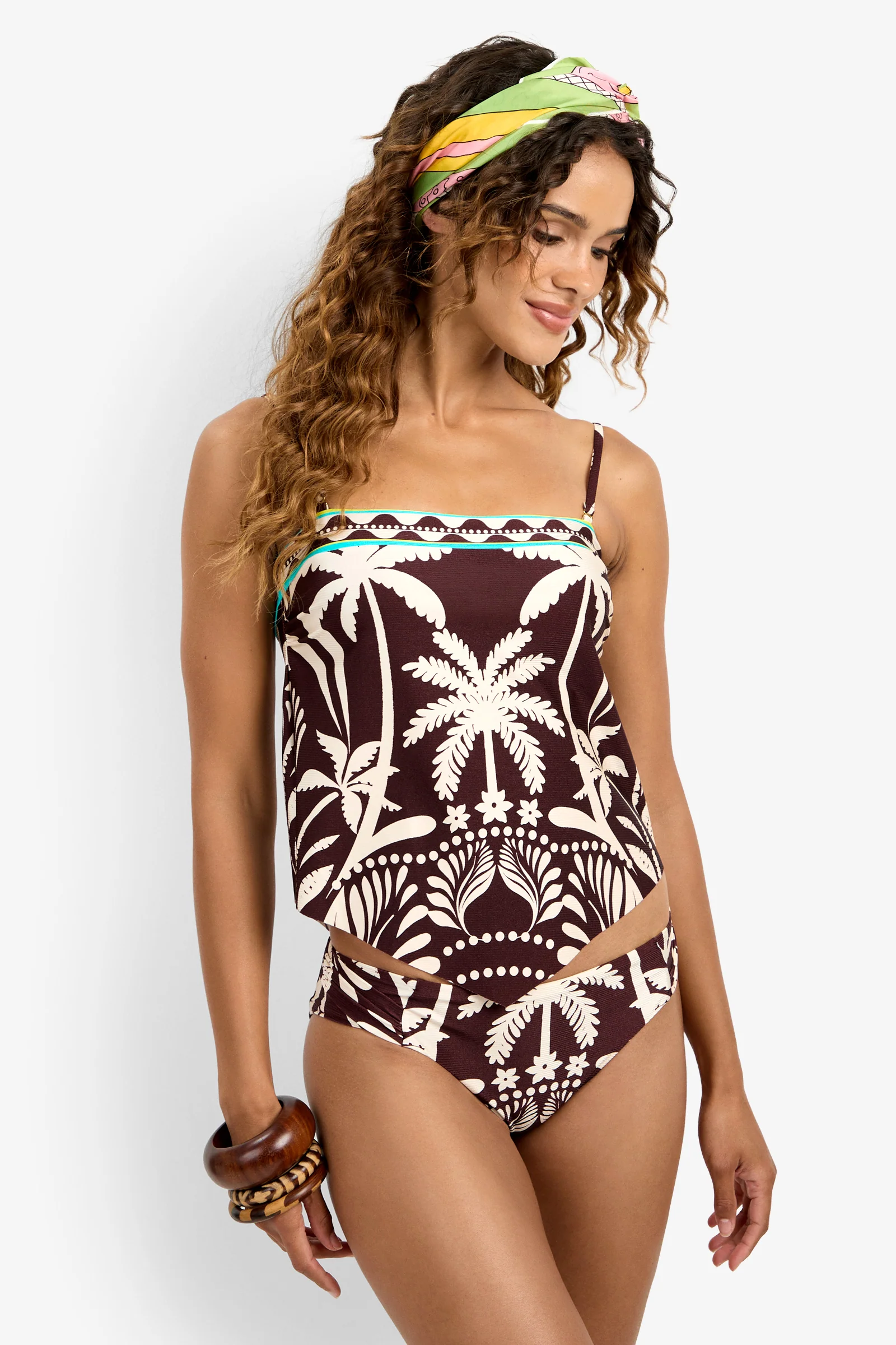 Handkerchief Tankini Swim Top - Image 2