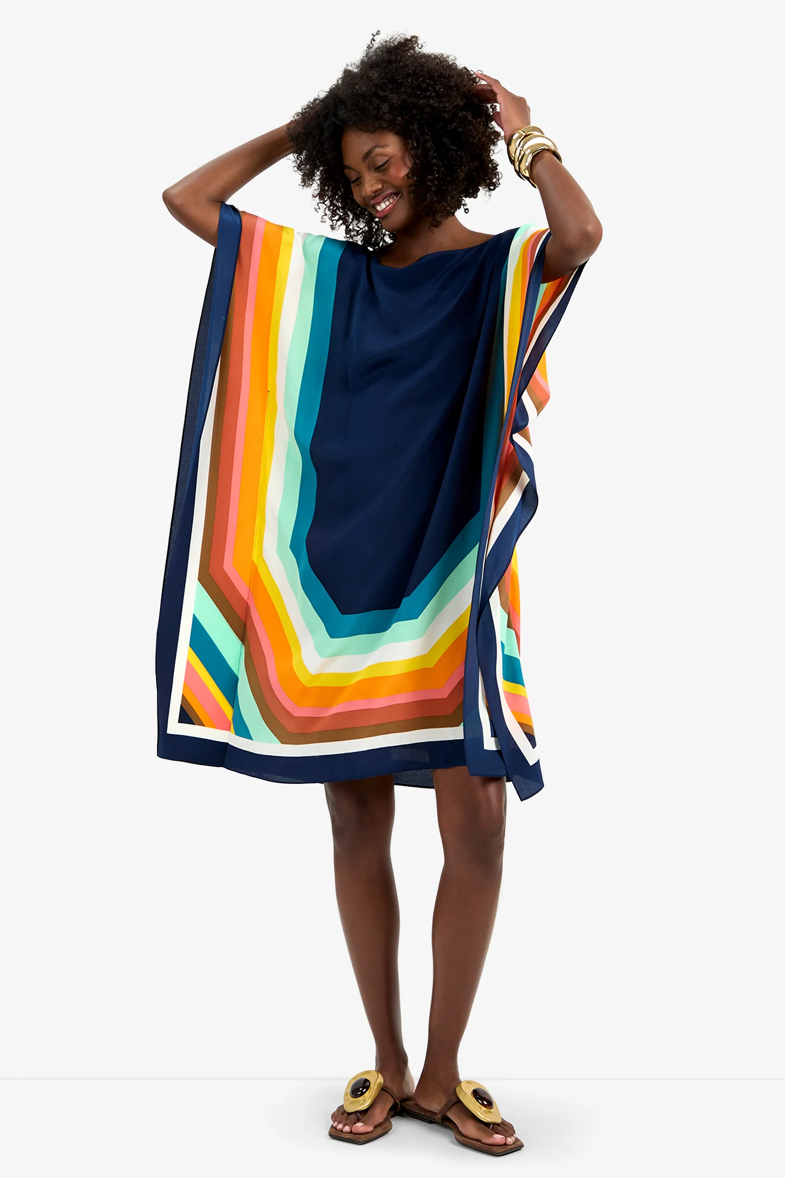 Theodora Caftan Dress - Siena