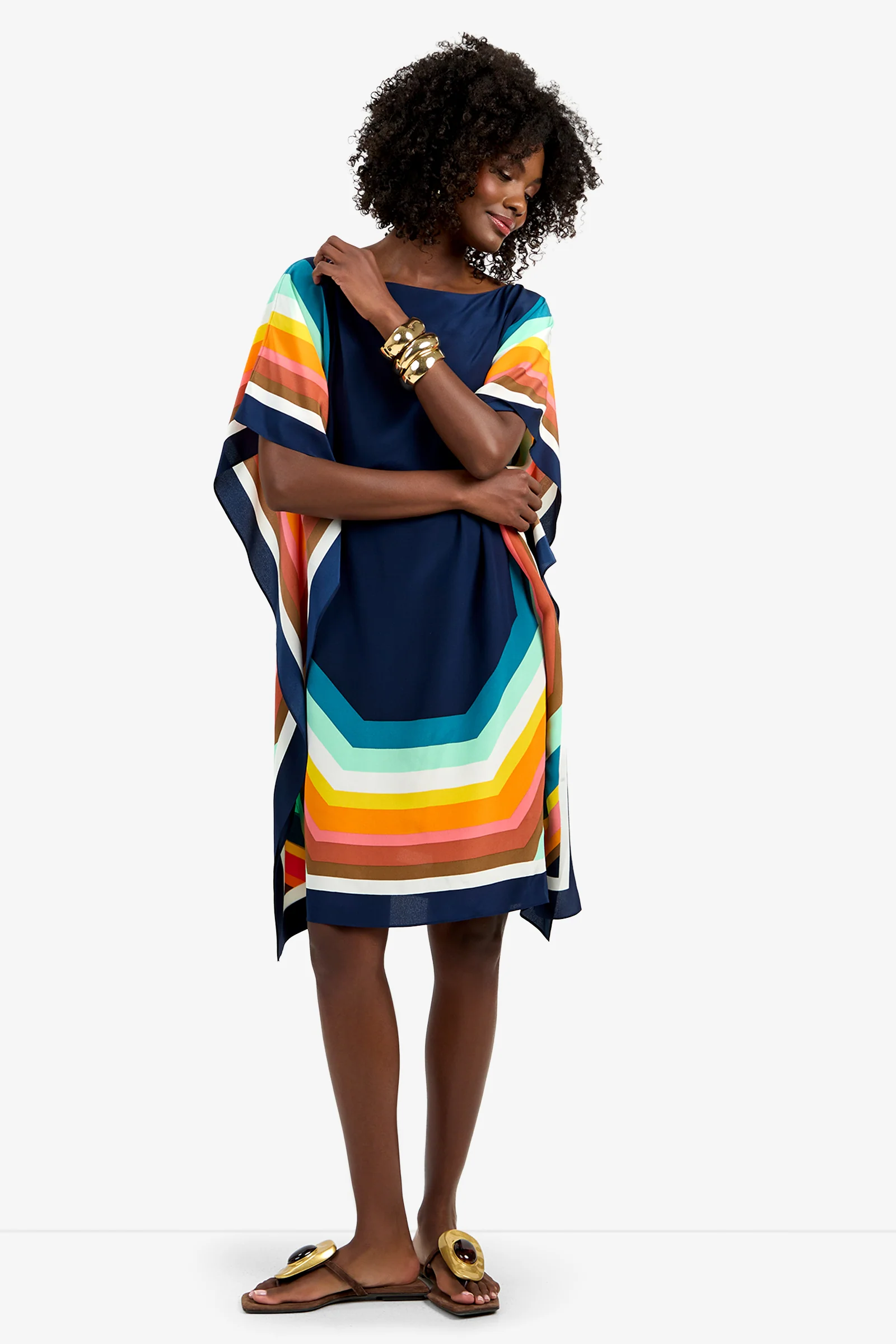 Theodora Caftan Dress - Siena - Image 4