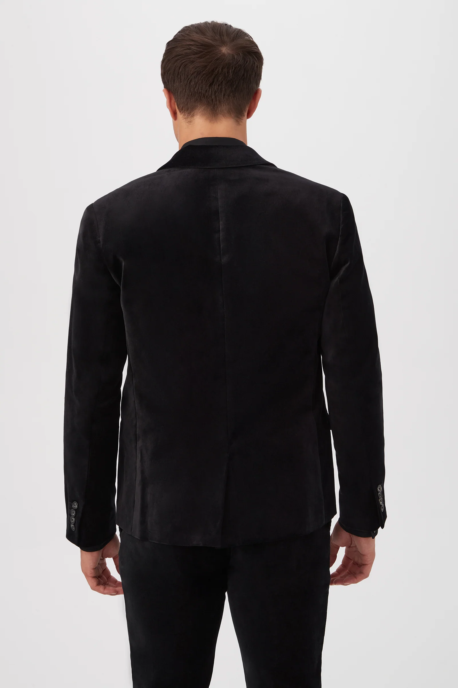 Thurston Blazer - Black Velveteen - Image 4