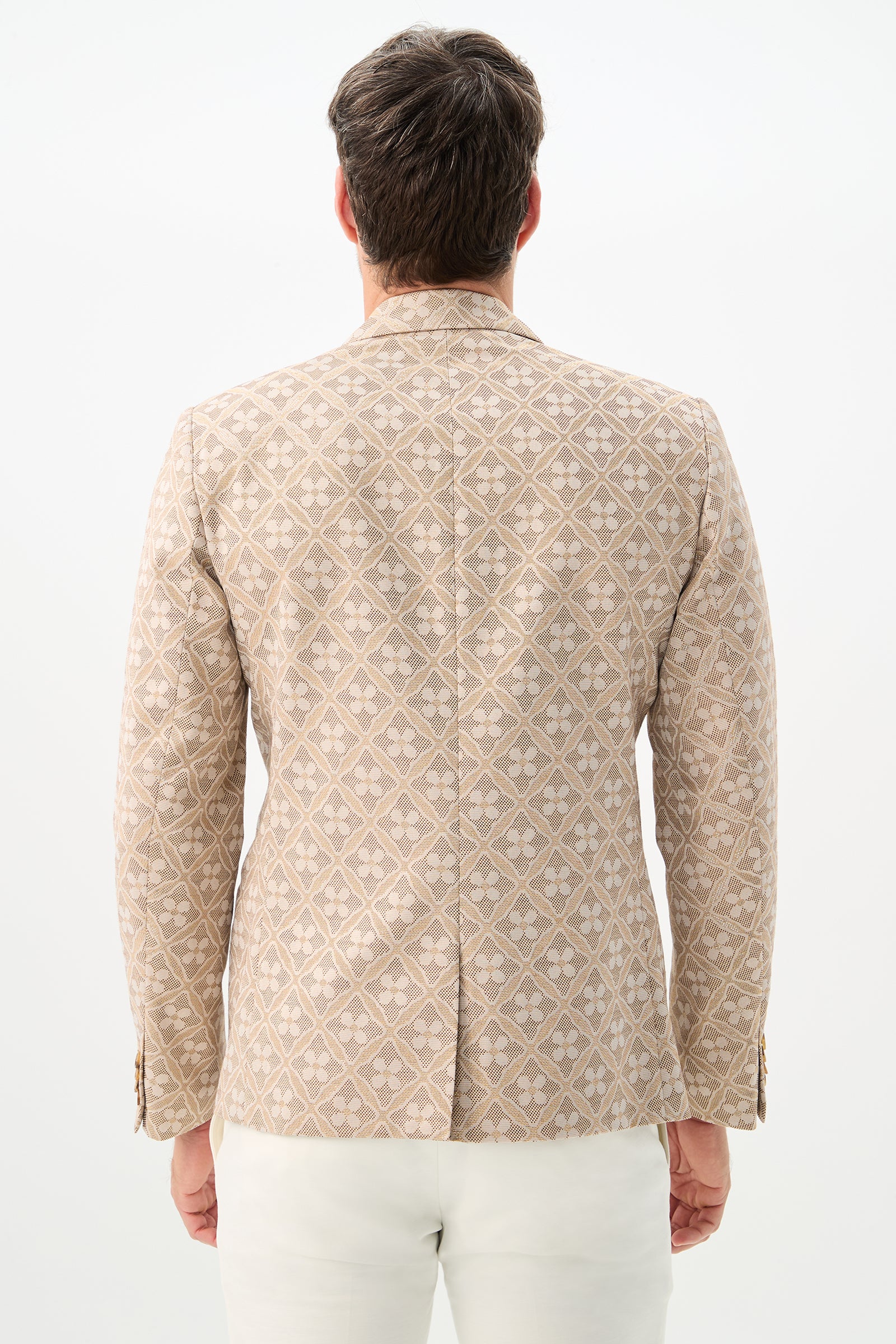 Thurston Blazer - Metallic Daisy Jacquard - Image 3