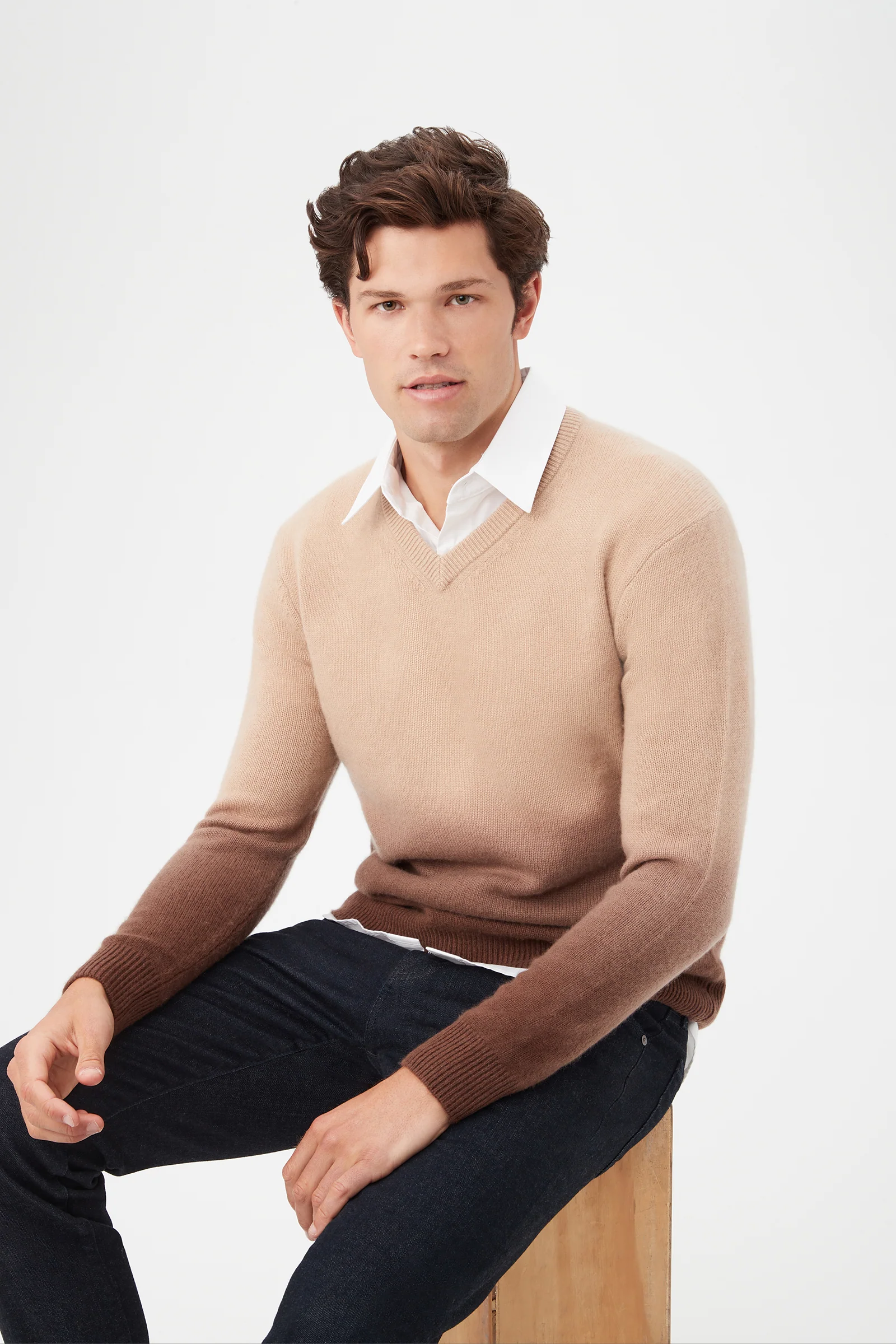 Timothy Long-Sleeve Crewneck - Cashmere - Image 4
