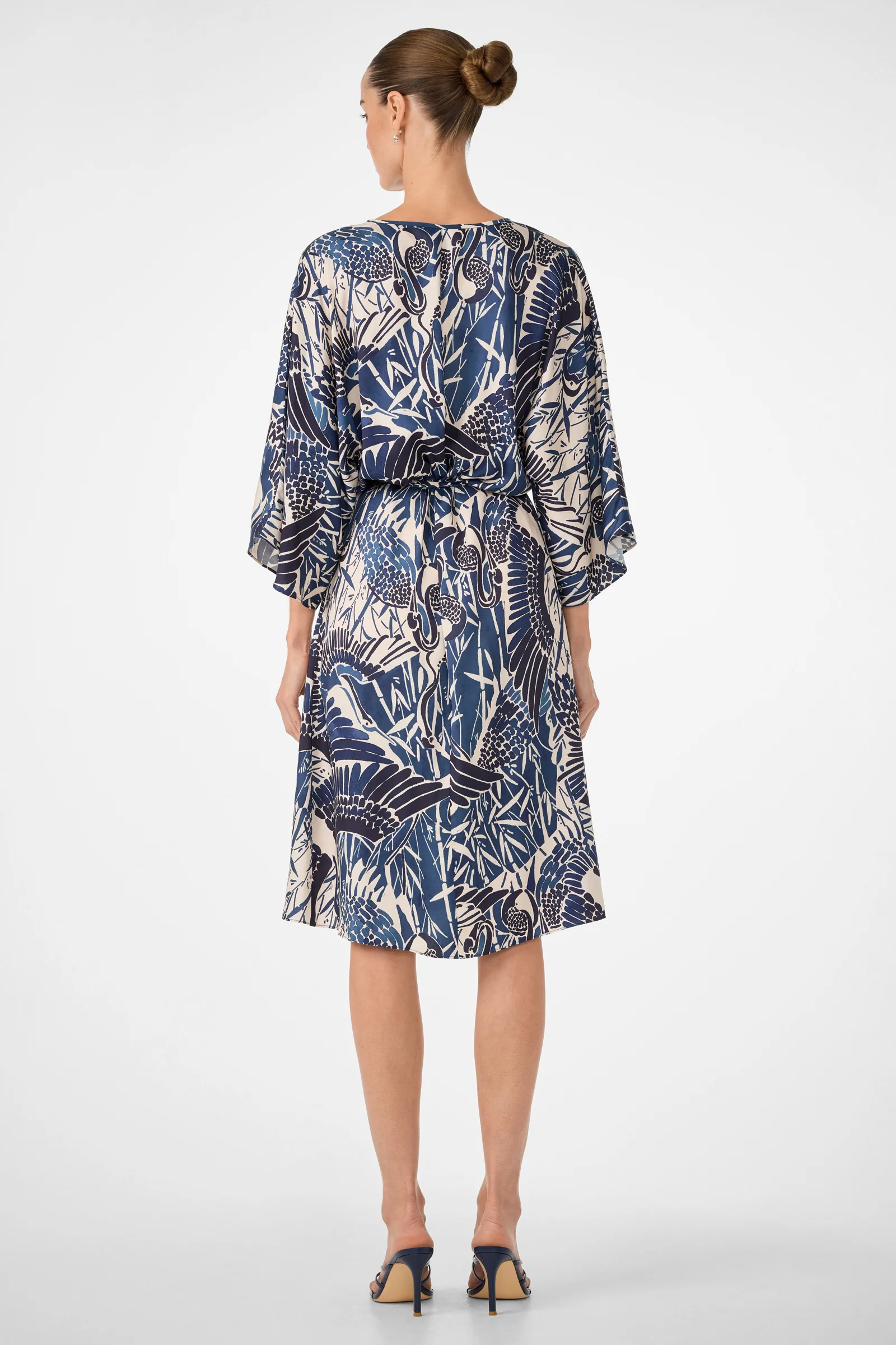 Topspin Short-Sleeve Midi Dress - Tsuru - Image 4