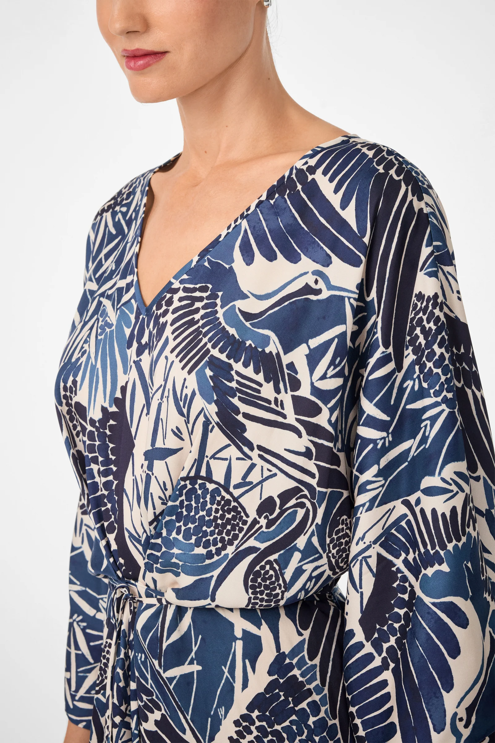 Topspin Short-Sleeve Midi Dress - Tsuru - Image 5