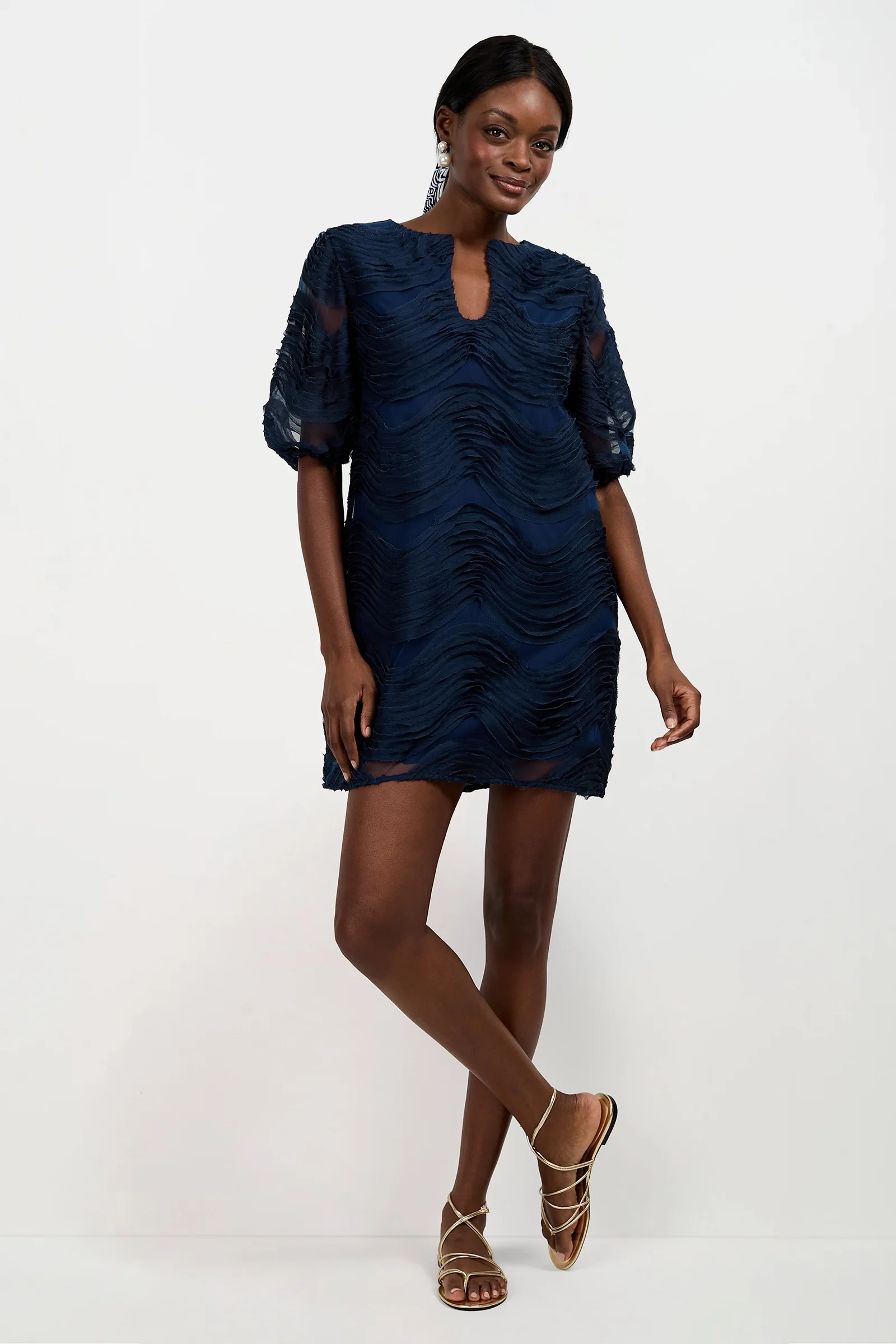 Torchino Organza Mini Dress