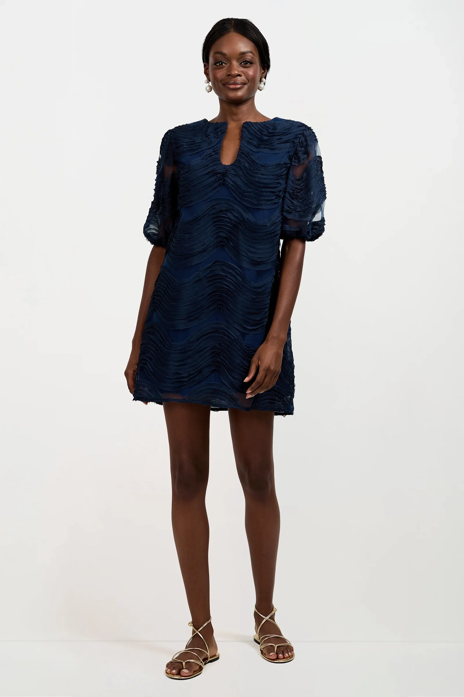 Torchino Organza Mini Dress - Image 2