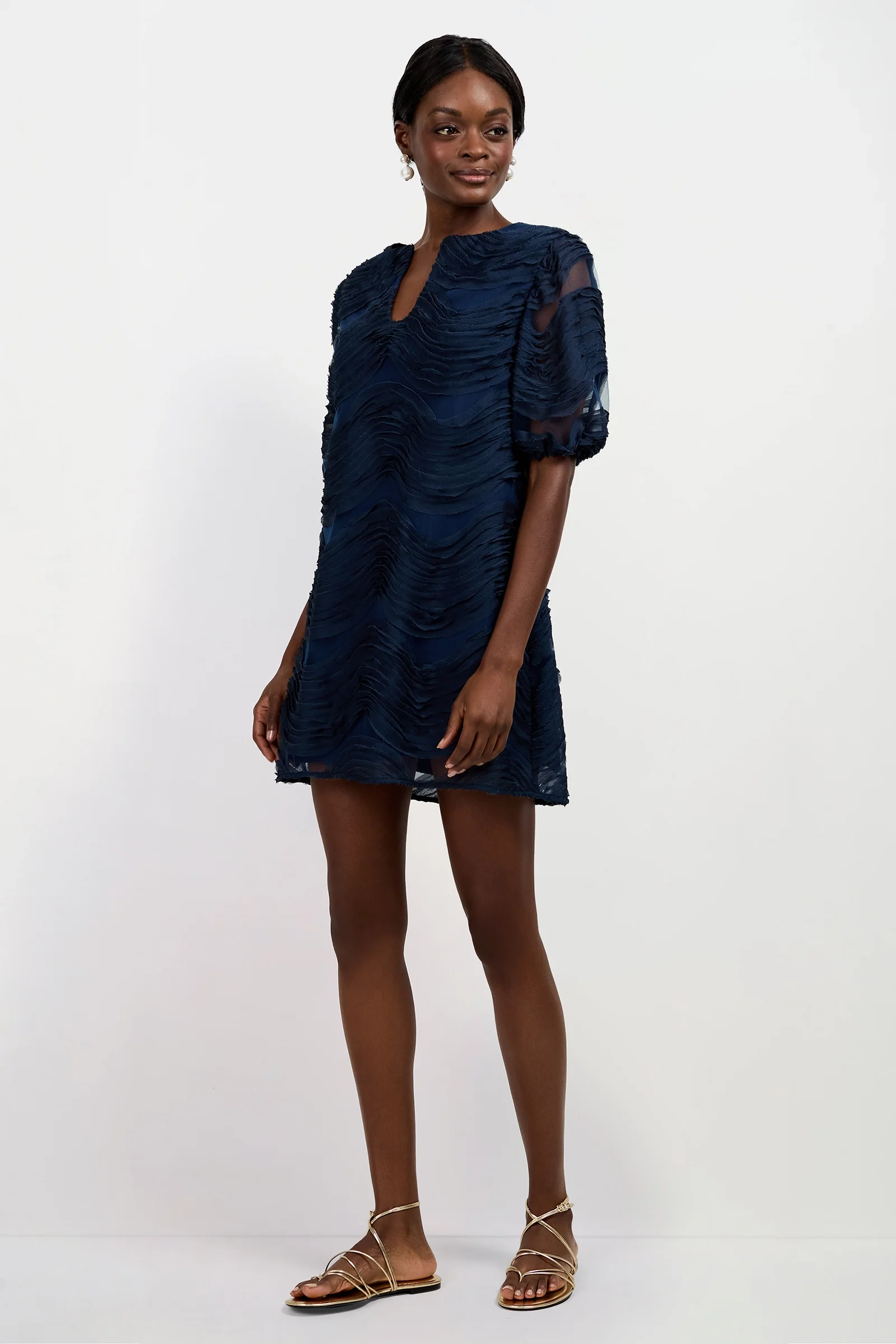 Torchino Organza Mini Dress - Image 4