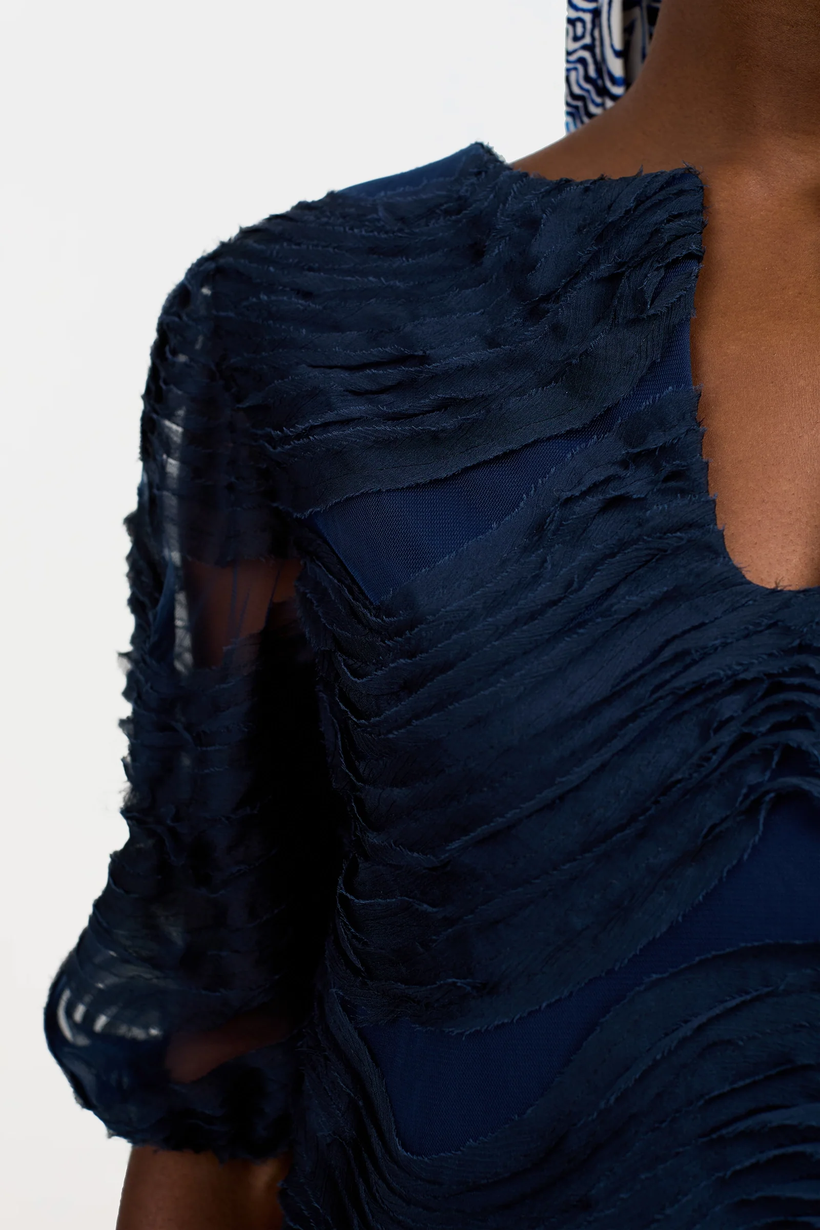 Torchino Organza Mini Dress - Image 5