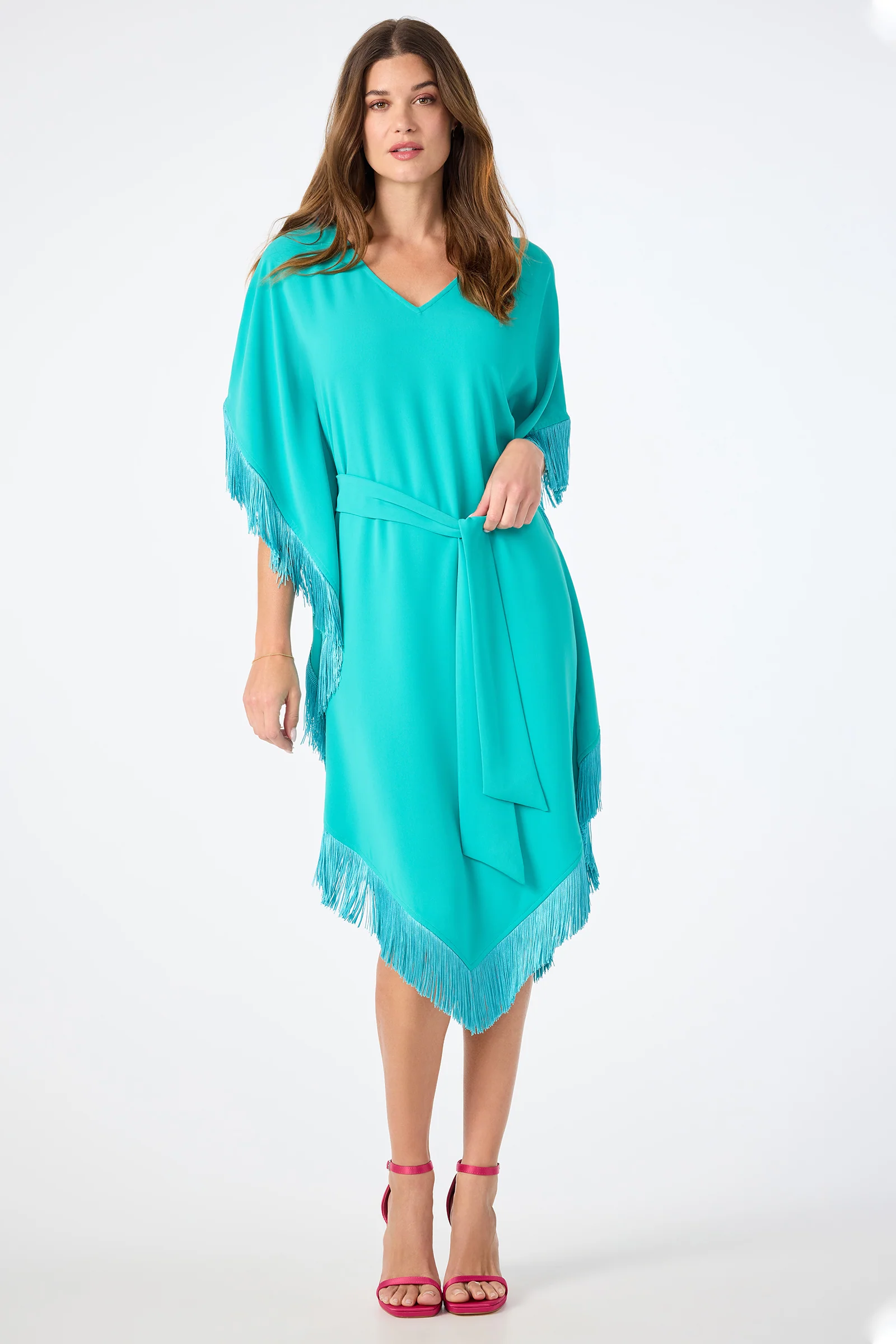 Toulouse Short-Sleeve Fringe Dress - Image 2