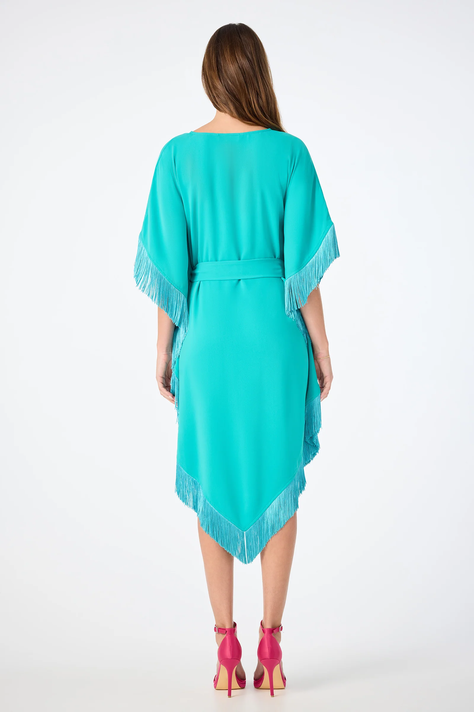Toulouse Short-Sleeve Fringe Dress - Image 4