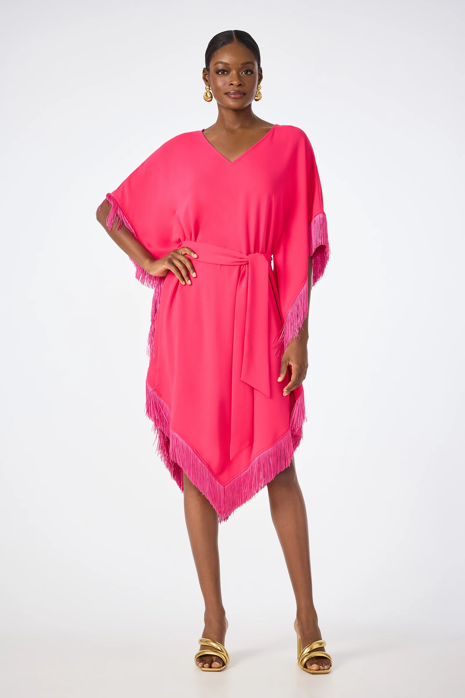 Toulouse Short-Sleeve Fringe Dress - Image 5