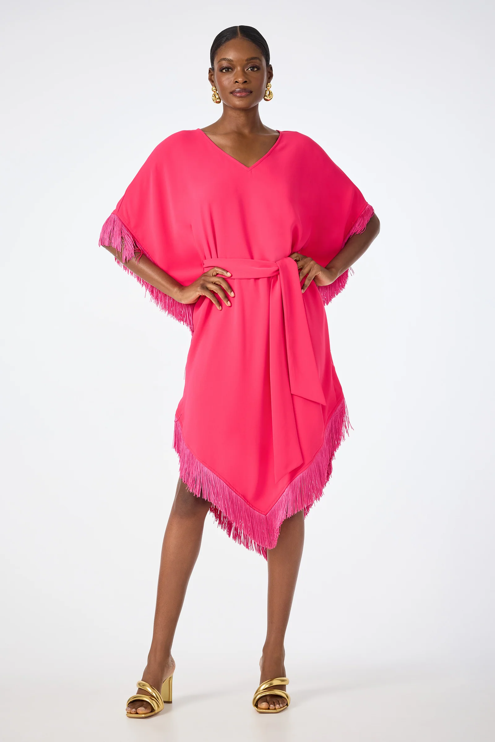 Toulouse Short-Sleeve Fringe Dress - Image 6
