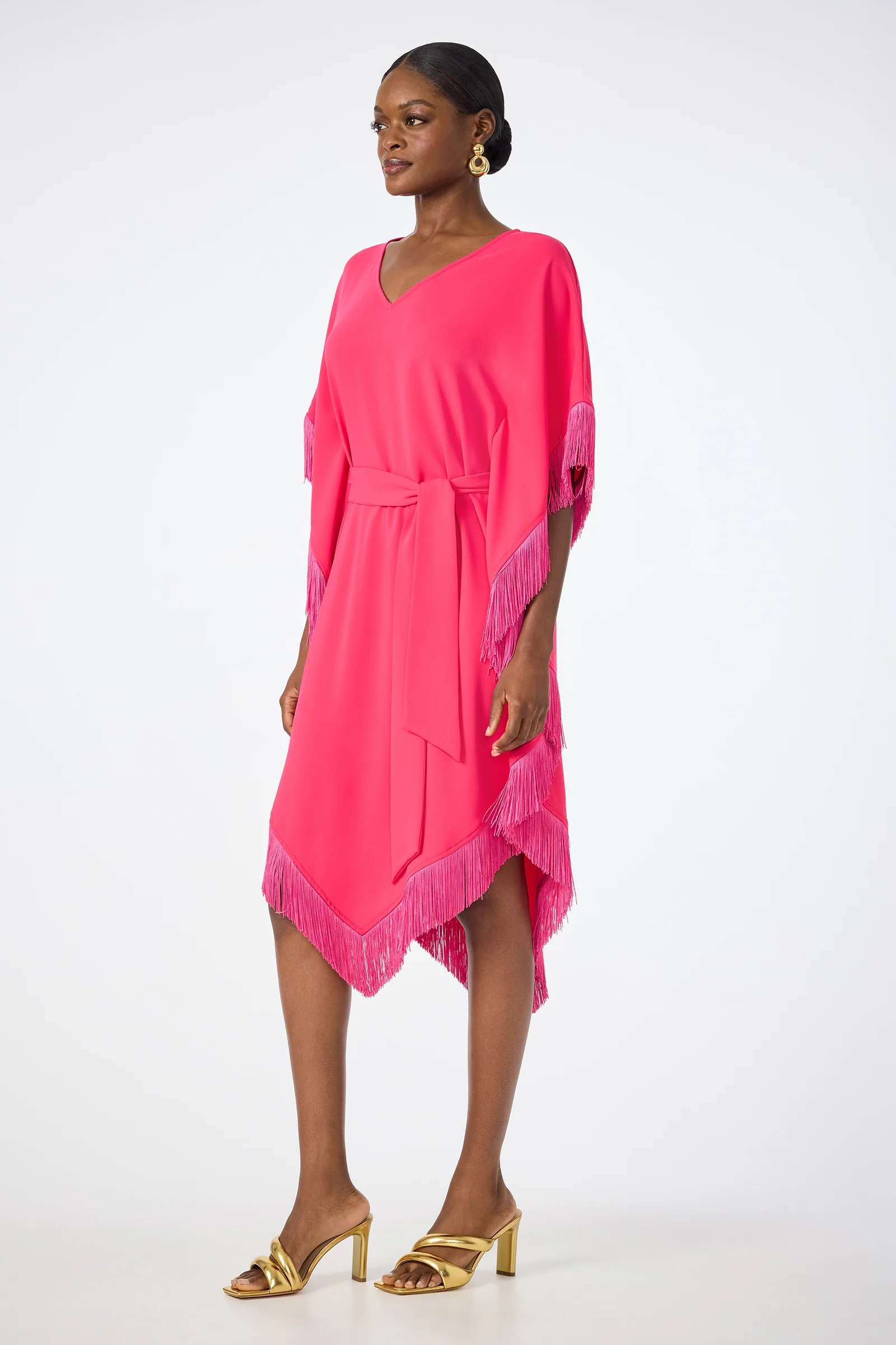 Toulouse Short-Sleeve Fringe Dress - Image 7