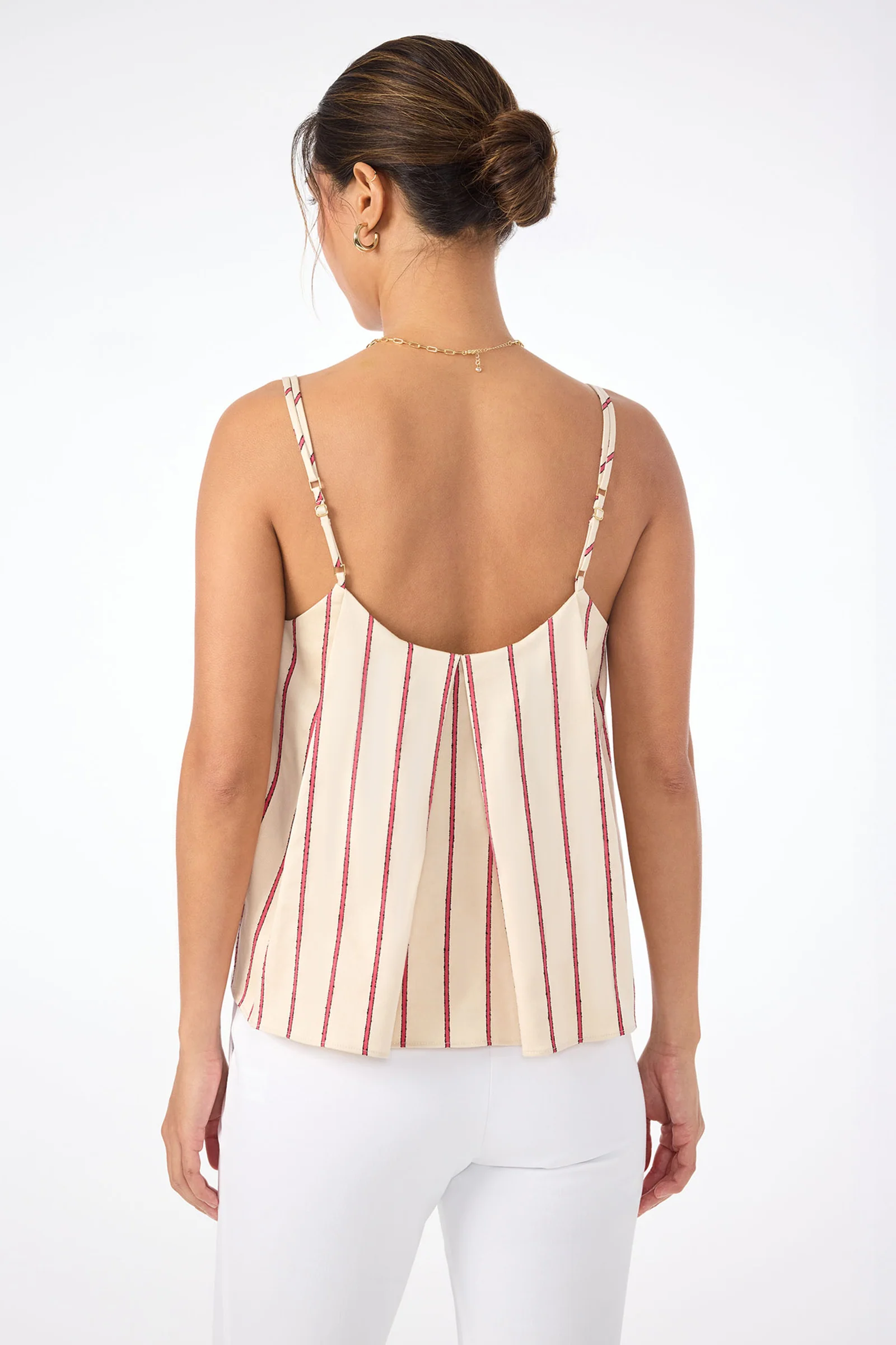 Trouve Sleeveless A-Line Top - Solaire Stripe - Image 3