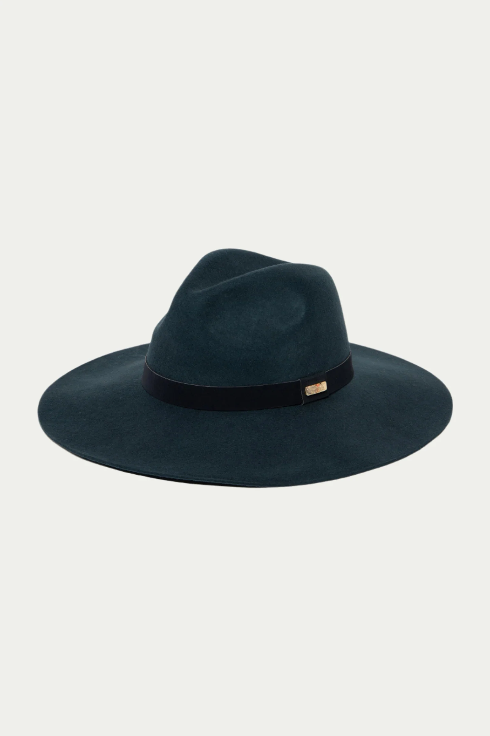 Tt Packable Black Wool Felt Fedora