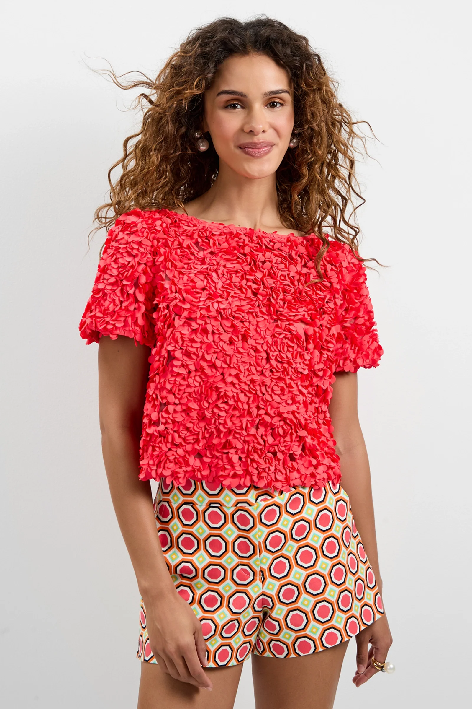Verdi 3D Floral Top - Image 2