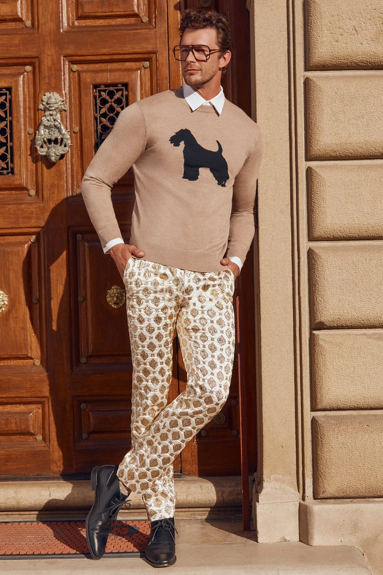 Weston Airedale Terrier Sweater - Merino Wool - Image 2