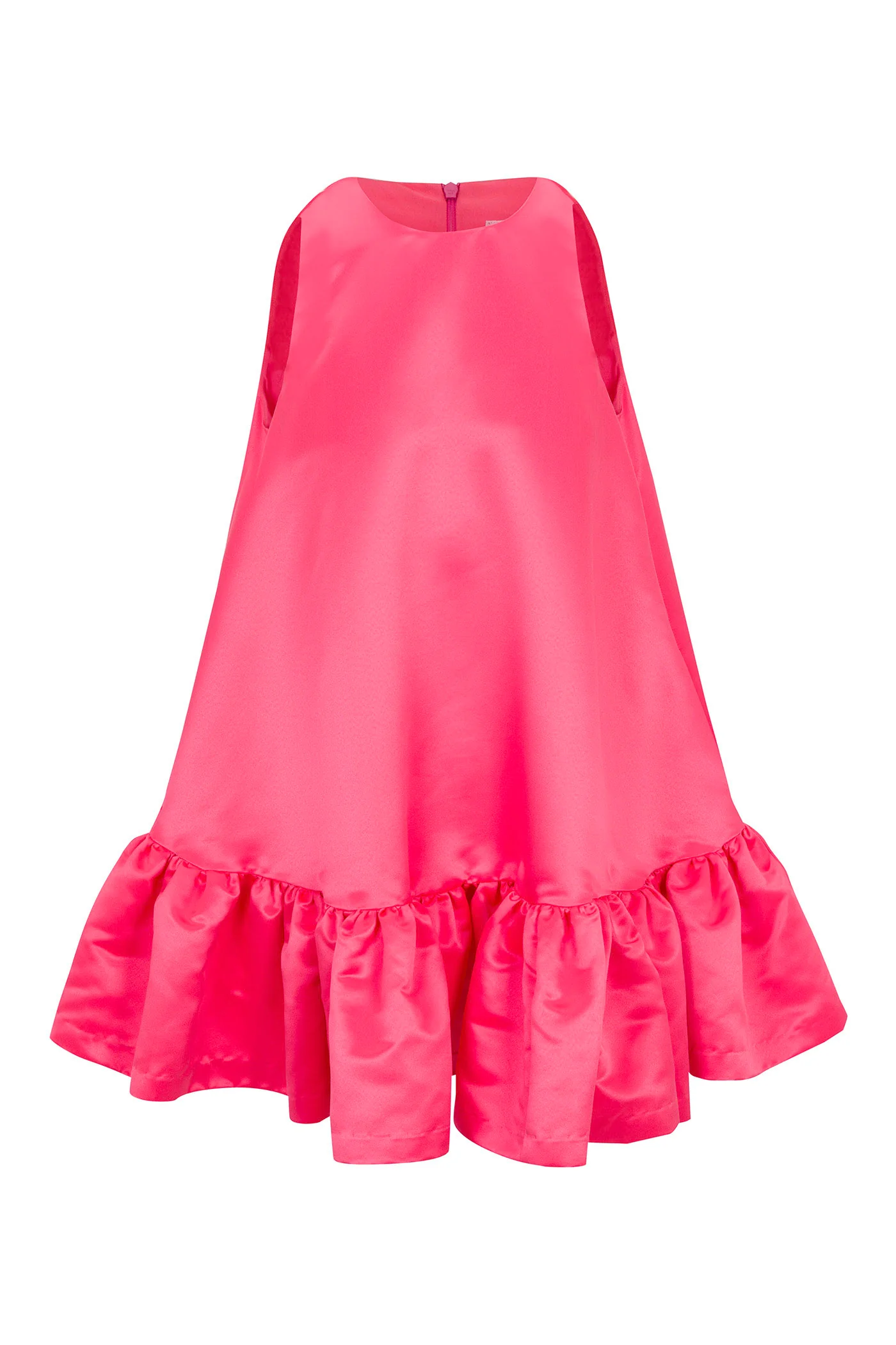 Winner Sleeveless A-Line Dress - Solid Satin - Image 5