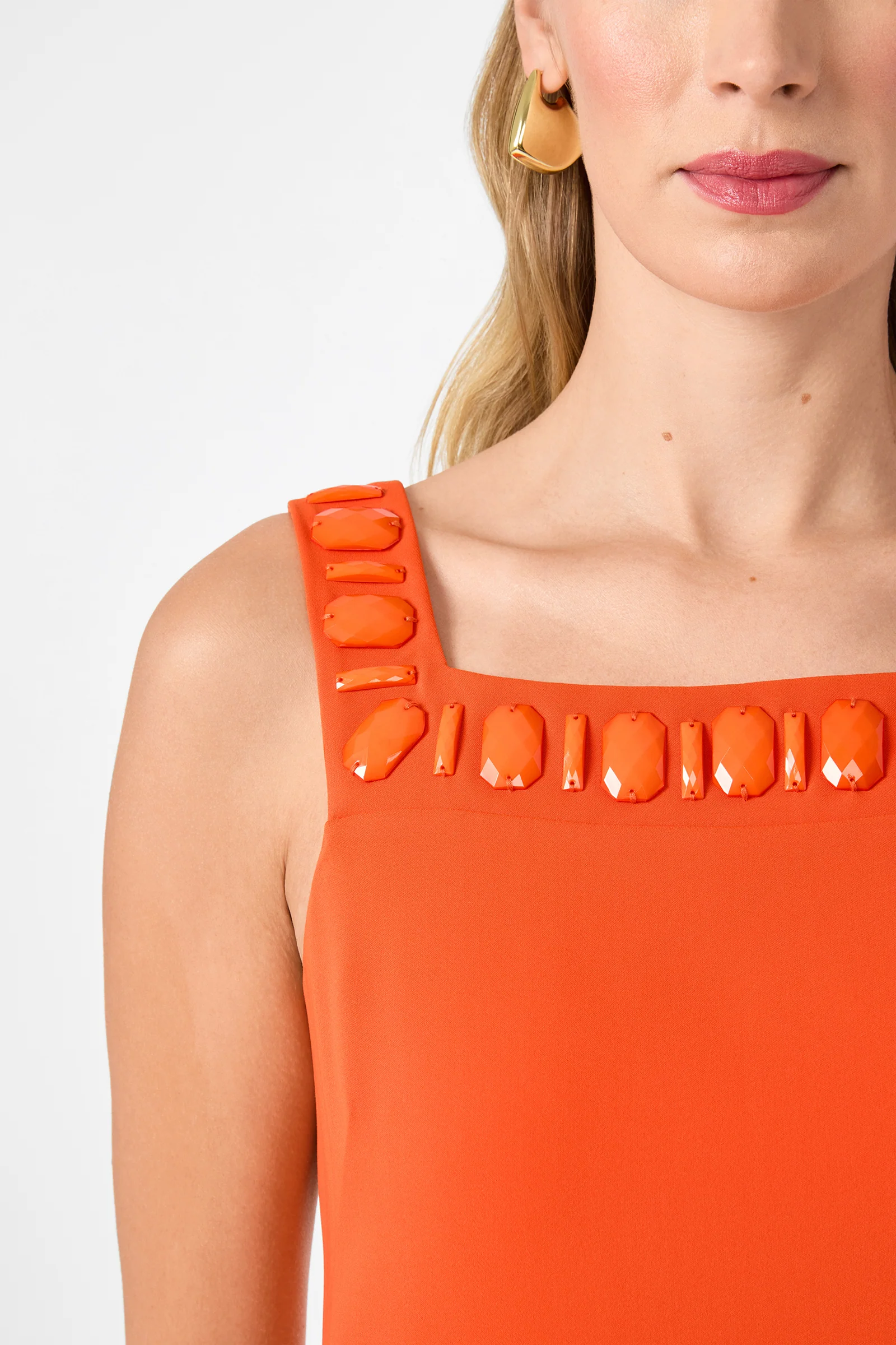 Yokuna Jewel Neck Mini Dress - Image 5